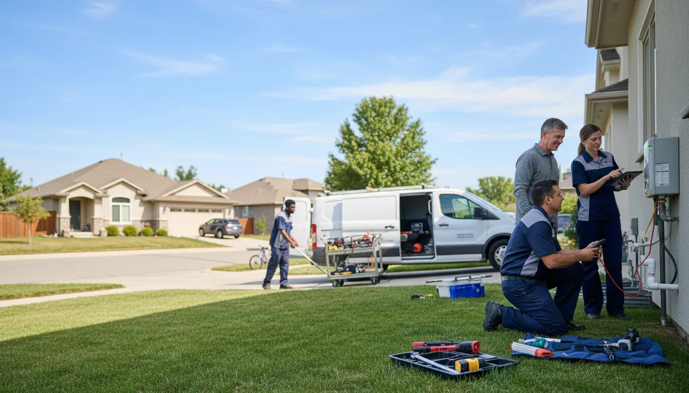 Tankless water heater service in Perkinston, MS